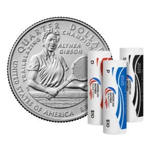 2025 American Women Quarters | Althea Gibson, 3-Coin Set (P, D, S) (MS-68+) PRESALE