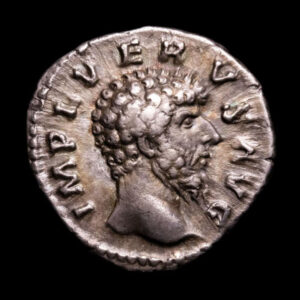 Denarius Lucius Verus 166 A.D. Roman Empire Obverse